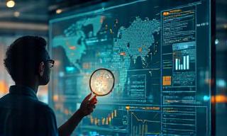 分析と可視化のイラスト